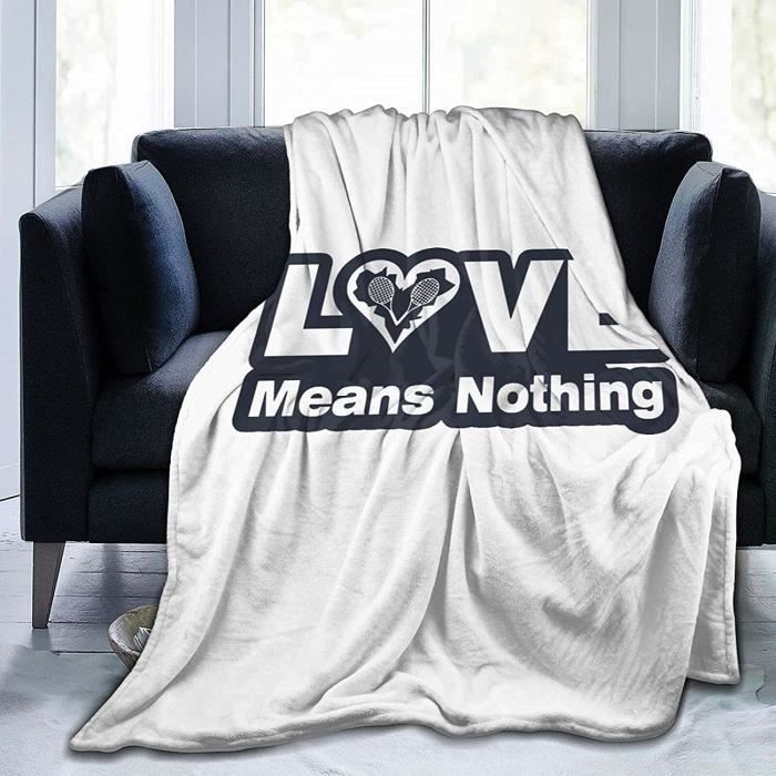 Manta de micropolar Love Means Nothing de lana de 50x40 pulgadas [6608]