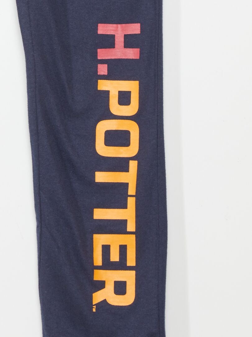 Conjunto de pijama de 2 piezas de Harry Potter - Gris