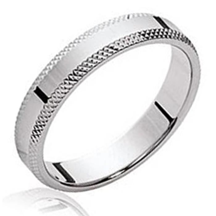 Alliance 4mm en Argent 925 rhodié