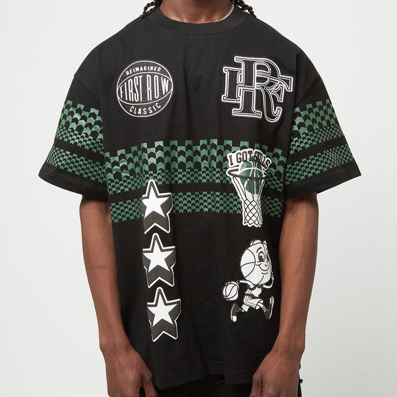Camiseta estampada con parche