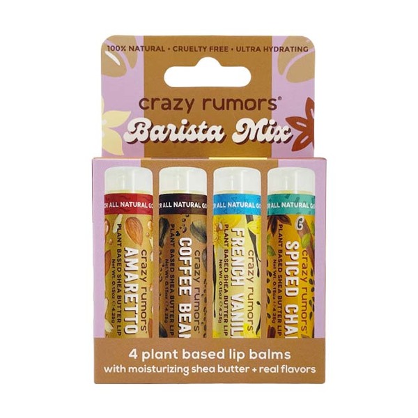Crazy Rumors Barista Mix - 4 balení - balzám na rty