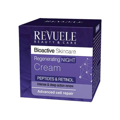 Revuele Bioactive Skincare Yövoide, Uudistava ja Kiinteyttävä Yövoide Peptideillä, 50 ml