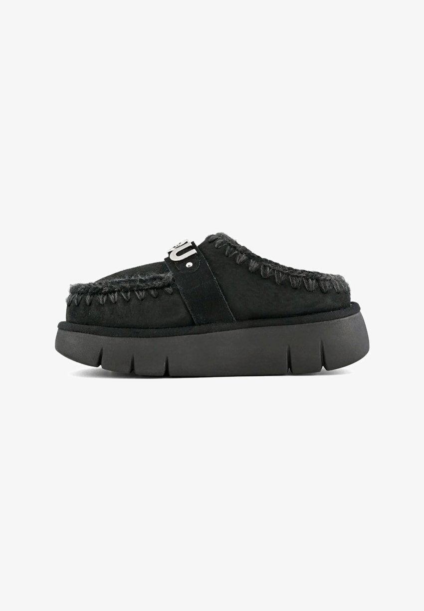 Mou BOUNCE CLOG METAL LOGO - Mules - bkb