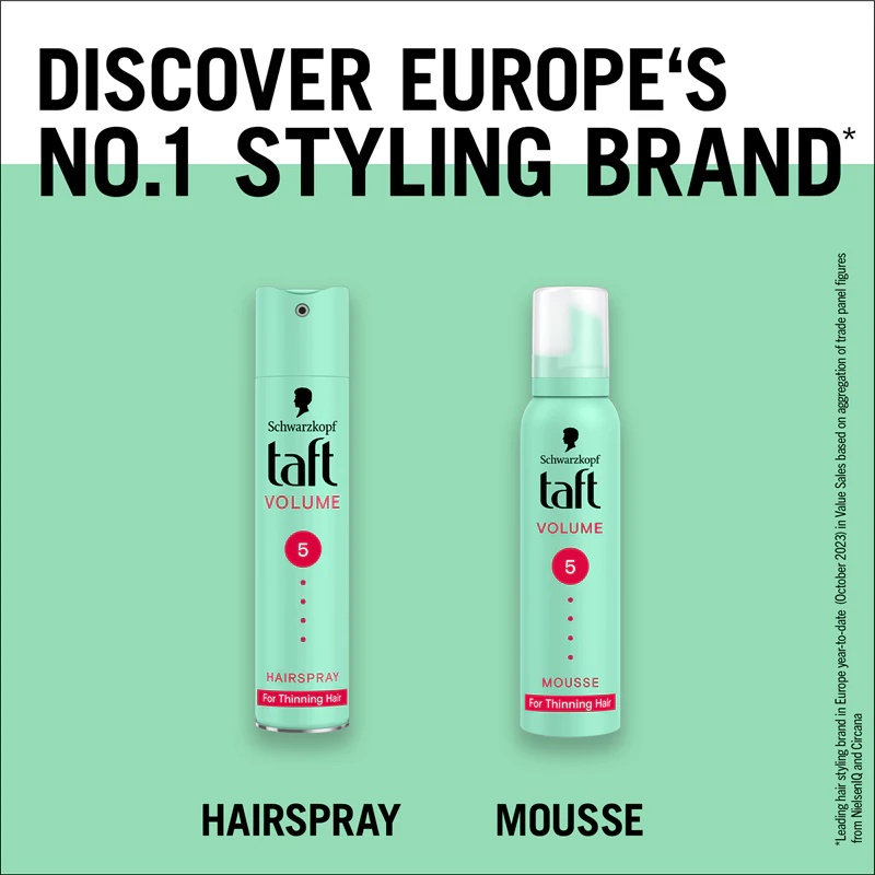 Schwarzkopf Taft Volume stiprios fiksacijos plaukų lakas