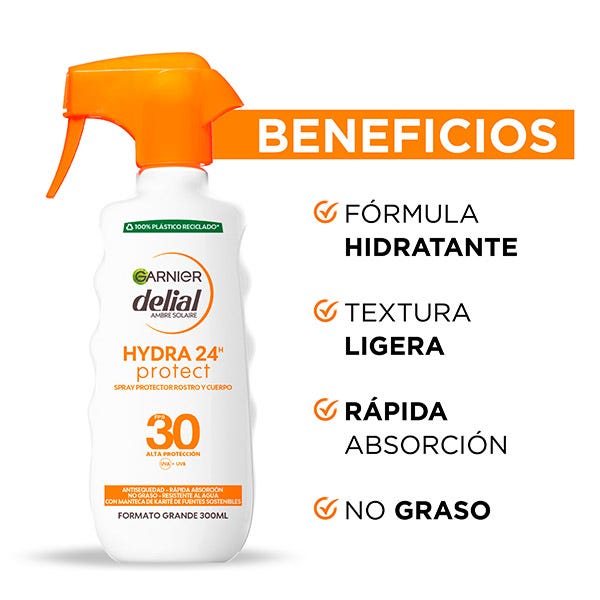 24 timmars återfuktande skyddande spray SPF 30 | 270 ml