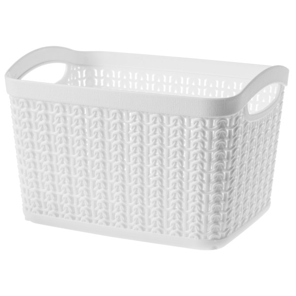 Koszyk Kosz Pojemnik Biały 3,3L Organizer Pudełko