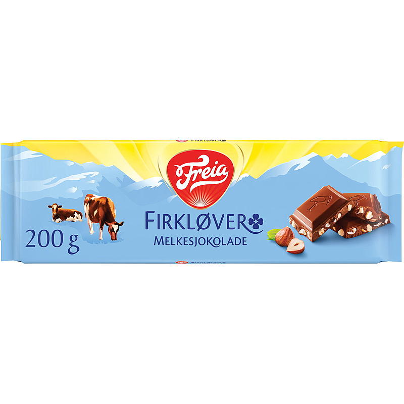 Cioccolato al latte Freia Quadrifoglio 200 g Freia