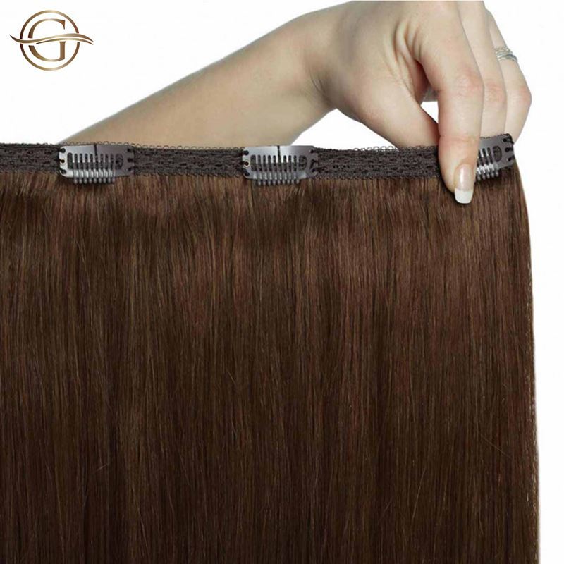 Gold24 Extensions GOLD24 Clip-in Extensions #4 Hnedé - 60 cm - 1 kus