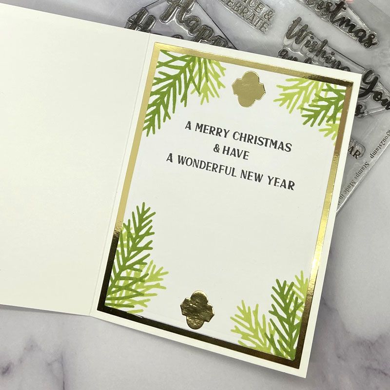 Holiday Sentiment Stamps Clear Stamp Set