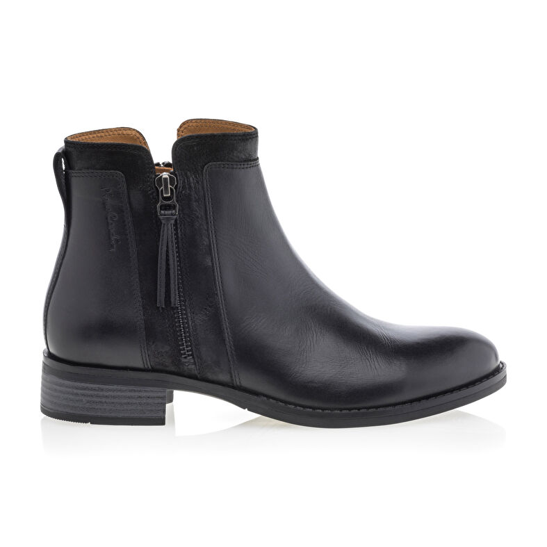Schwarze Damenstiefel / Stiefeletten