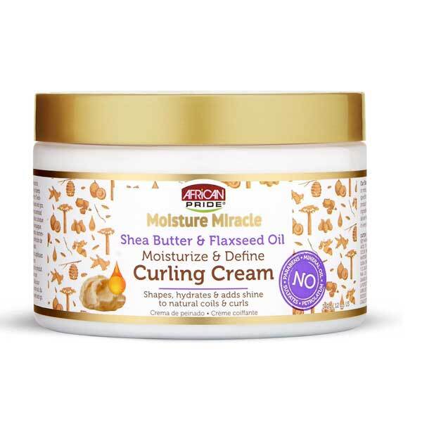 Creme para Cachos Moisture Miracle com Manteiga de Karité e Óleo de Linhaça