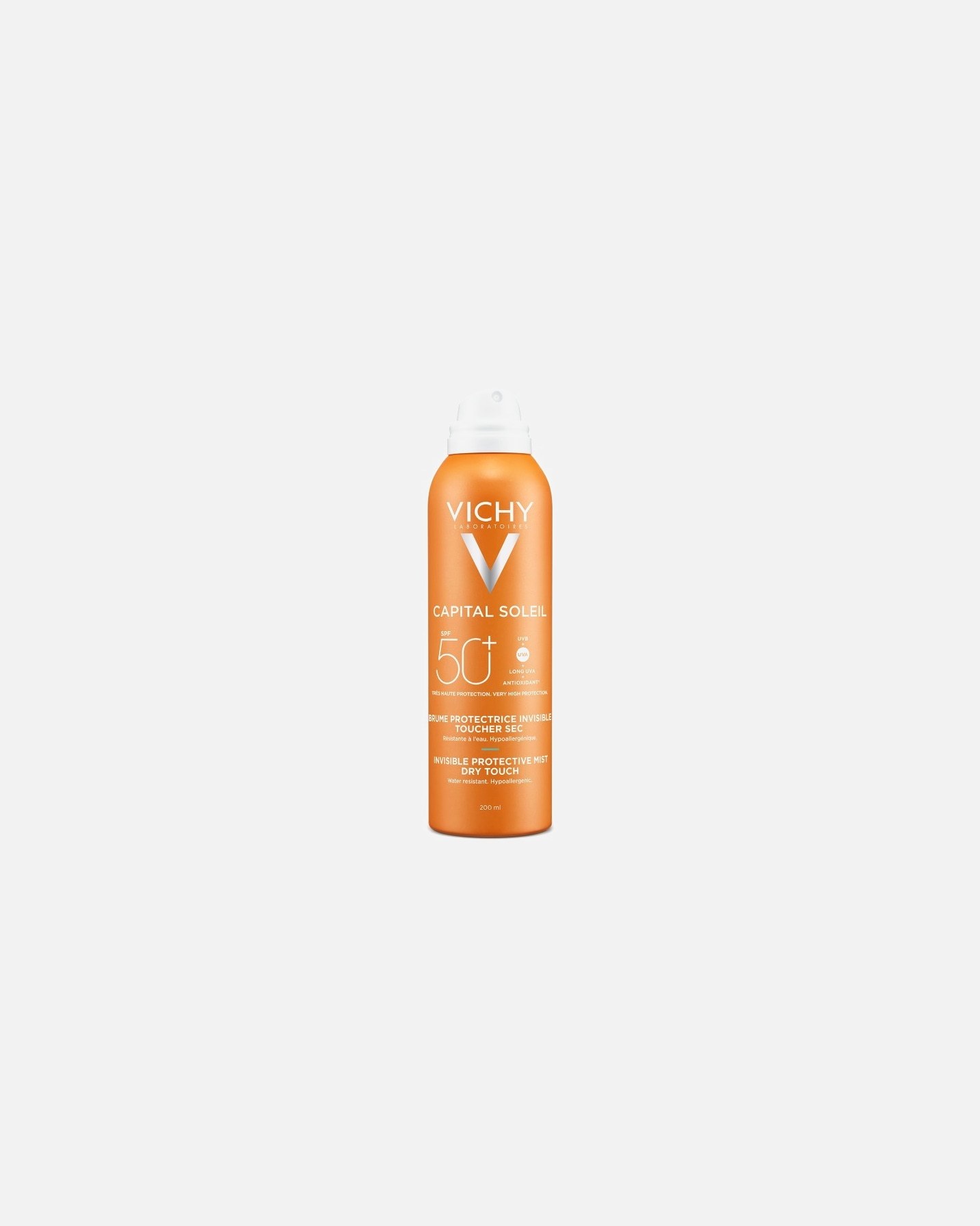 Vichy Capital Soleil nevidna zaščitna meglica za sončenje v spreju za suho kožo SPF 50+ - 200 ml
