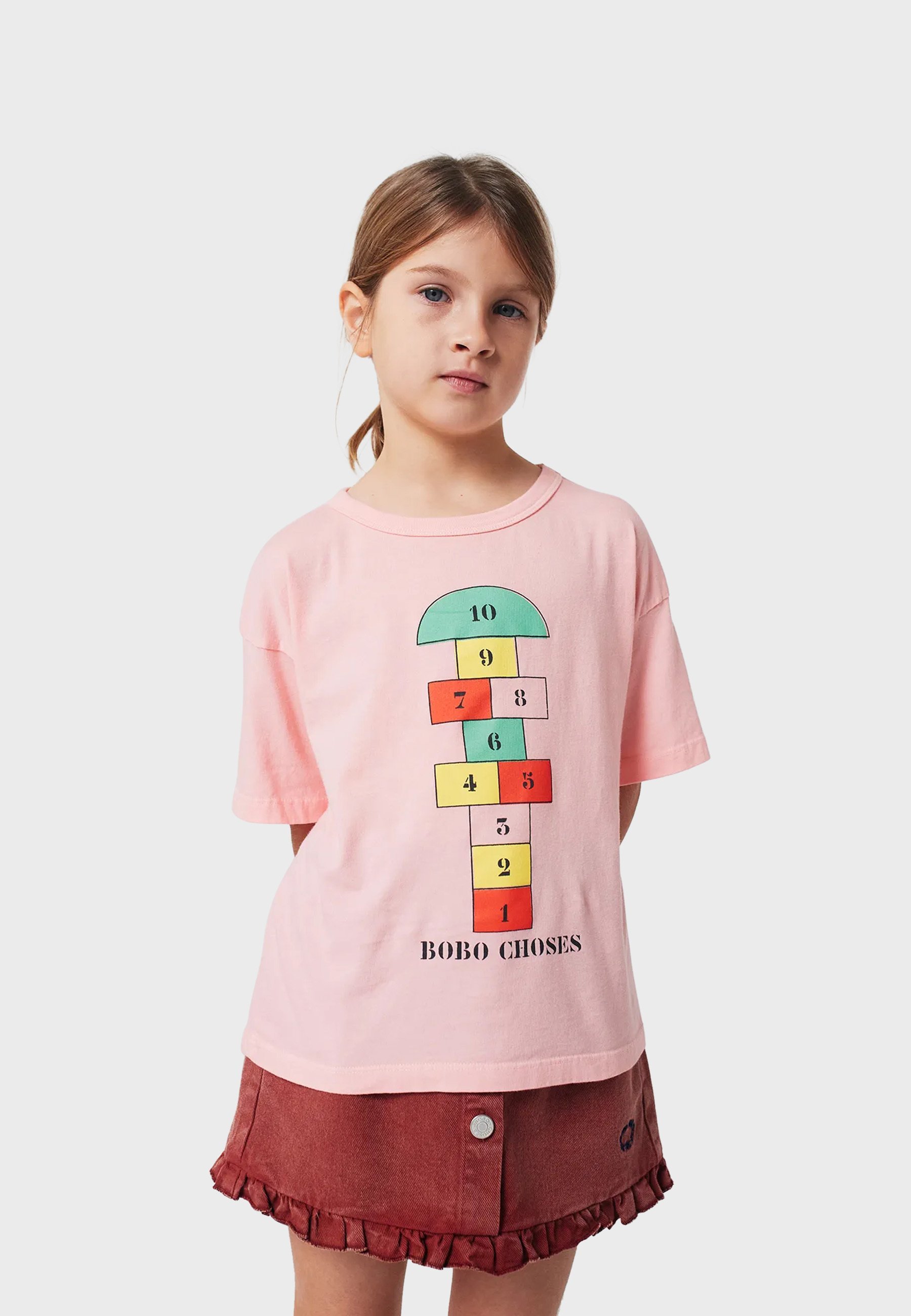 Bobo Choses HOPSCOTCH UNISEX - T-shirts med print - lyserød