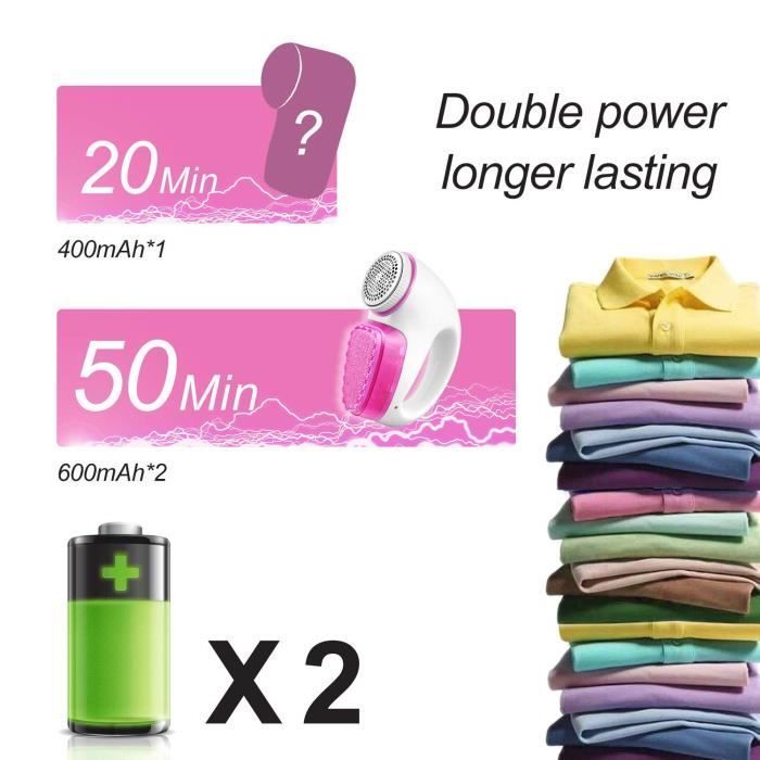 Rasoir Anti-Bouloche Électrique - UrDurable - USB Rechargeable - Rose - Mixte