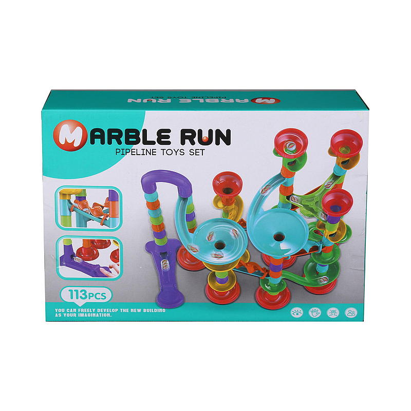 FunToys Marmorkuglebane Marmorkuglebane 113 brikker