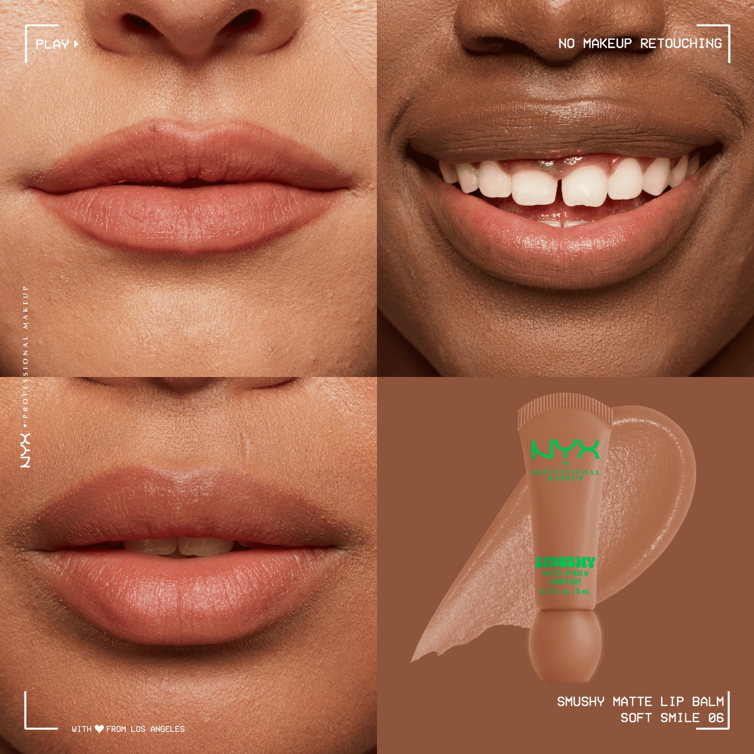 NYX Professional Makeup lūpu balzams Smushy matēts lūpu balzams - 8 ml