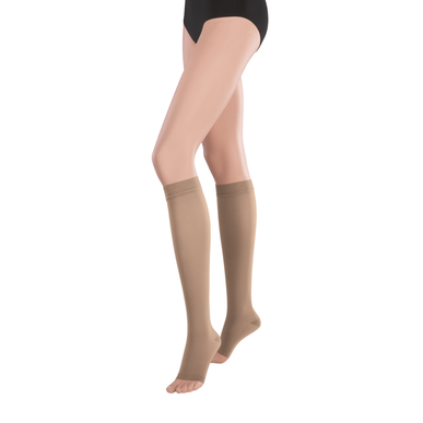 Juzo Inspiration 2702AD korte beige compressiekousen 1 stuk 1 stuk