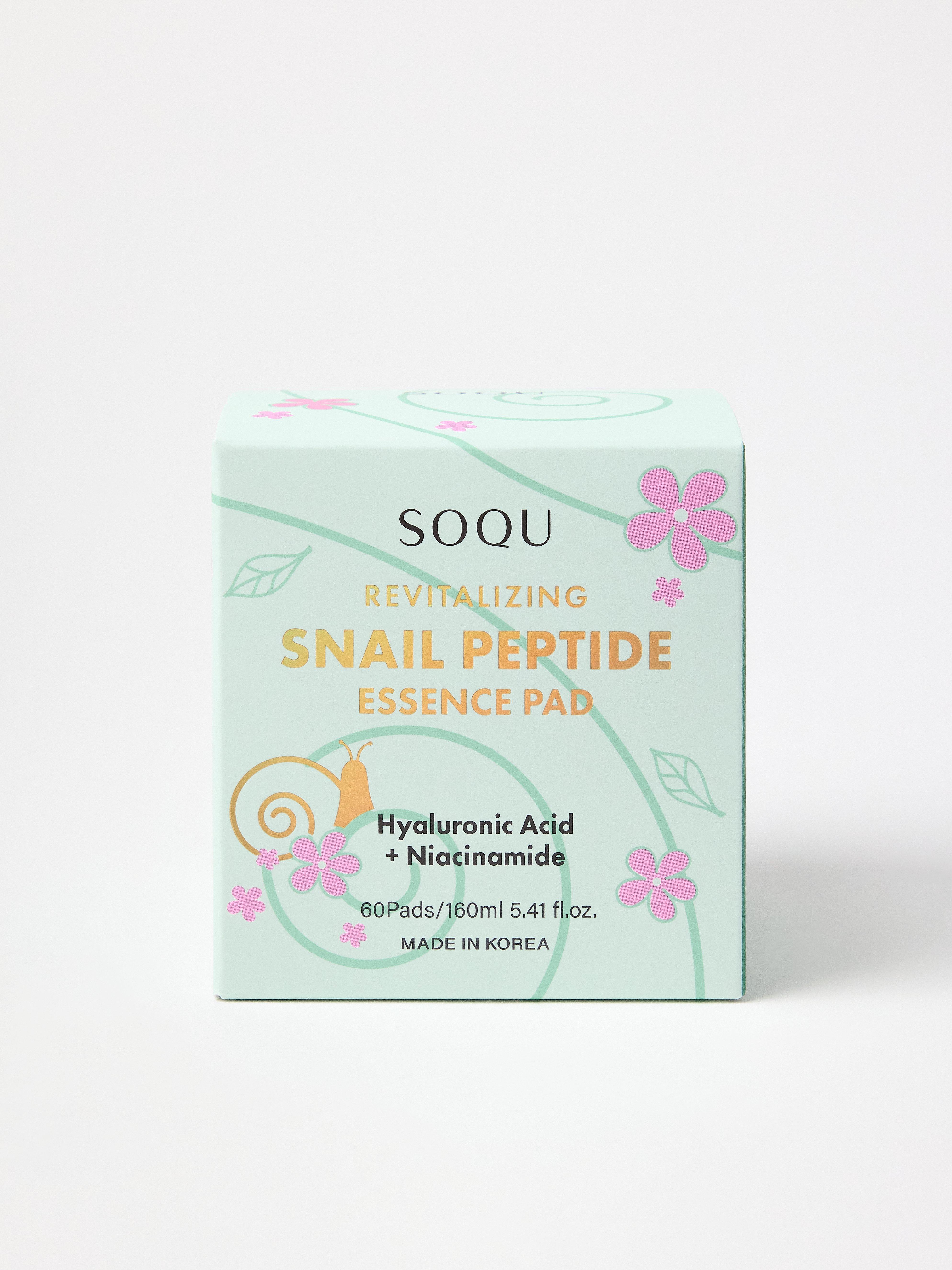 SOQU Snail Peptide Essence Pads Ingen farge