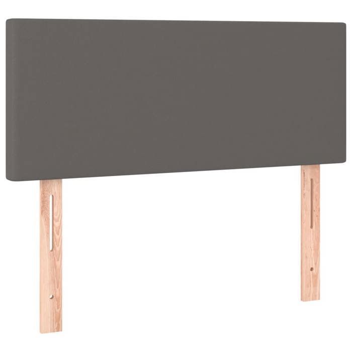 Estructura de cama con colchón - Maison Exclusive - Piel sintética - 80x200 cm - Máxima relajación