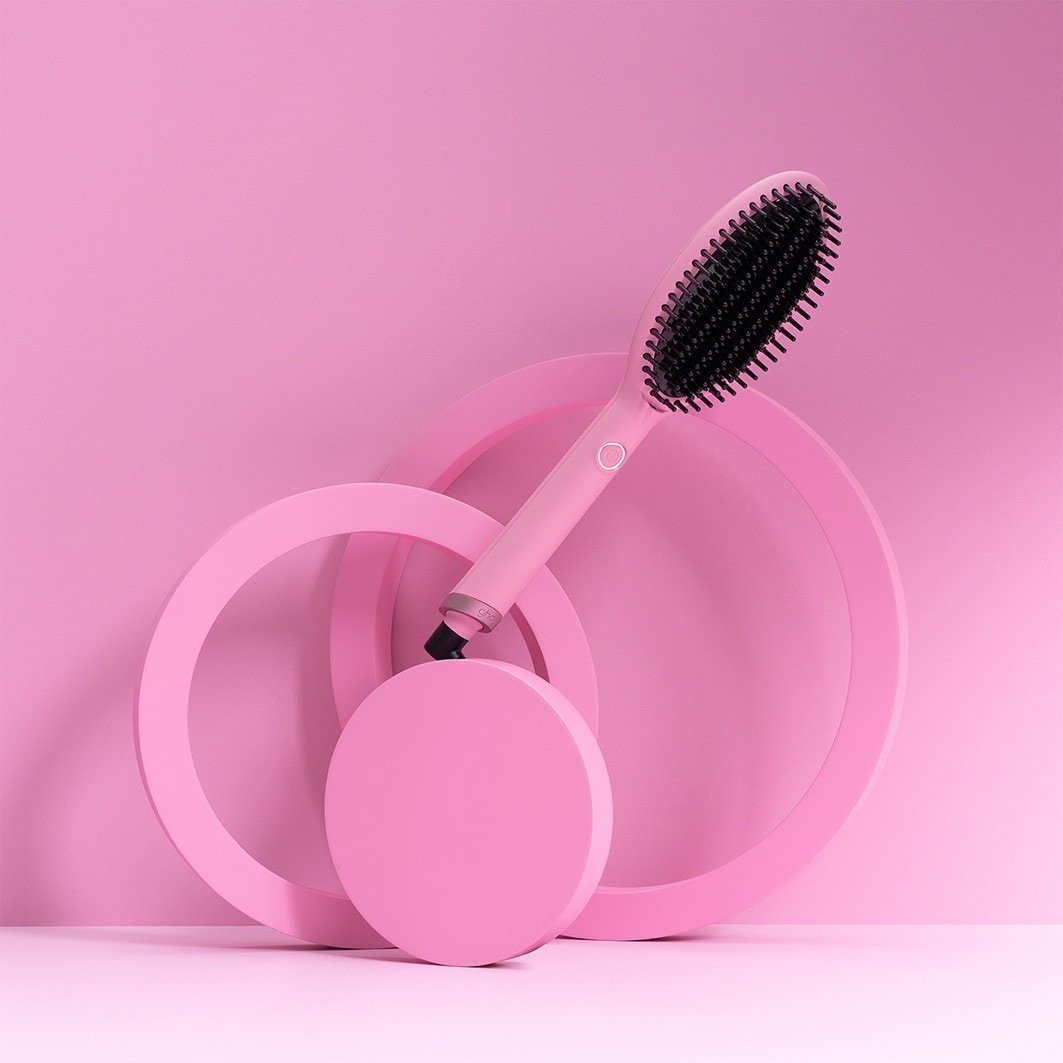„ghd Pink Collection Glide“ plaukų džiovintuvo šepetys – 1 vnt.