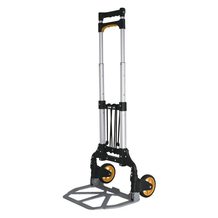 Diable aluminium 70 kg - Extensible de 63 à 100 cm - Poignée ergonomique