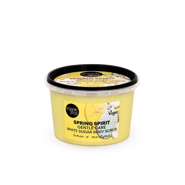 Bio-Shop Spring Spirit Weißes Zucker-Körperpeeling 250 ml