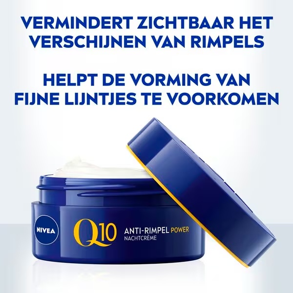NIVEA Q10 Power pretgrumbu nakts krēms<br>50ml - Visiem ādas tipiem