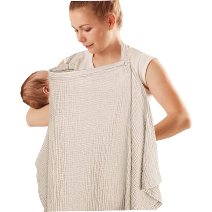 Couverture d'allaitement, Couverture d'allaitement allaitée Respirante avec Une Sangle réglable, Un châle d'allaitement Doux