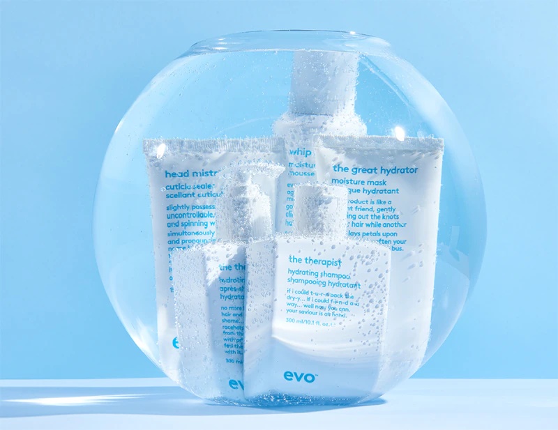 EVO Hydrate The Therapist drėkinamasis šampūnas sausiems, pažeistiems plaukams