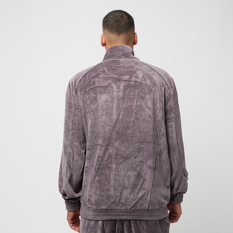 Chaqueta deportiva Essential de terciopelo con logo bordado