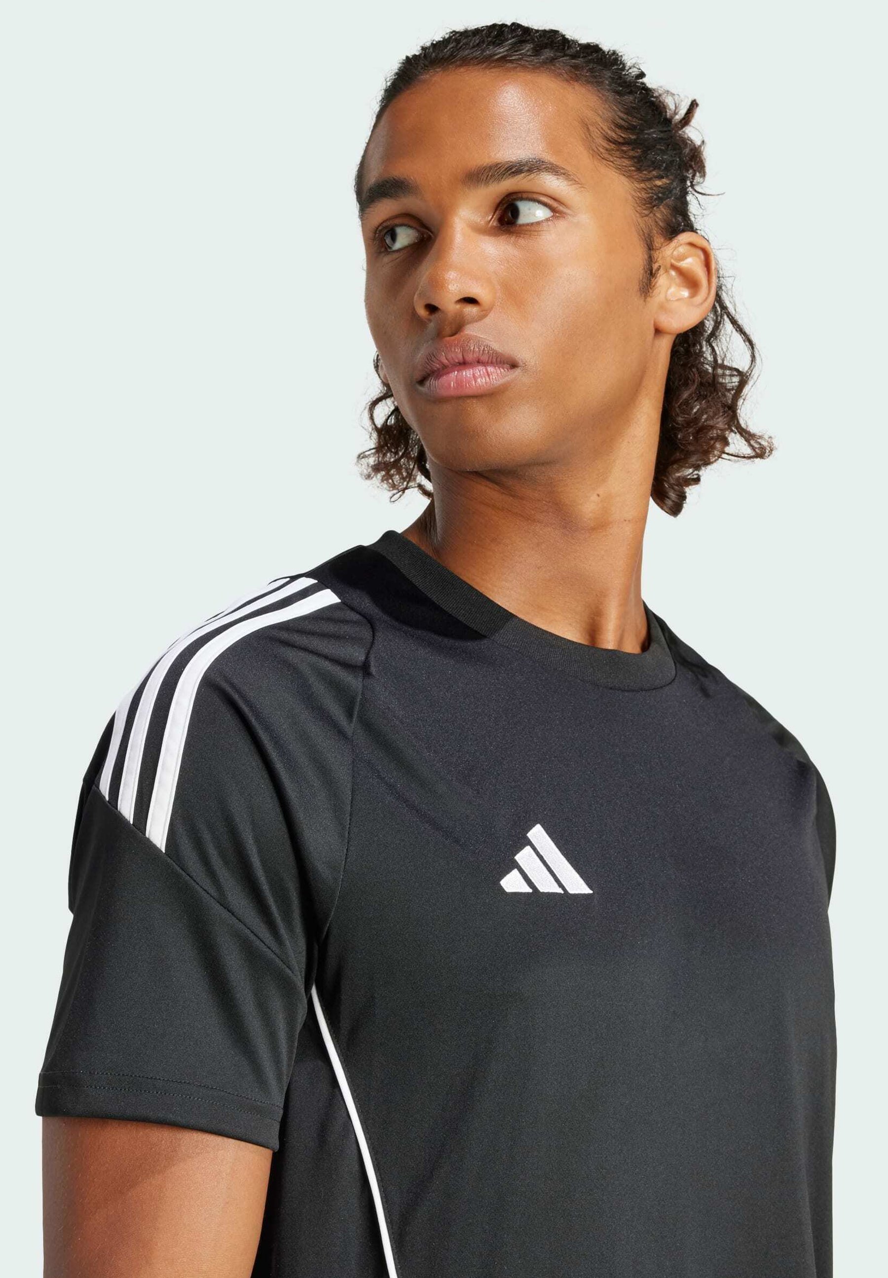 adidas Performance TIRO24 MARŠKINĖLIAI - Sportiniai marškinėliai - juodai balti