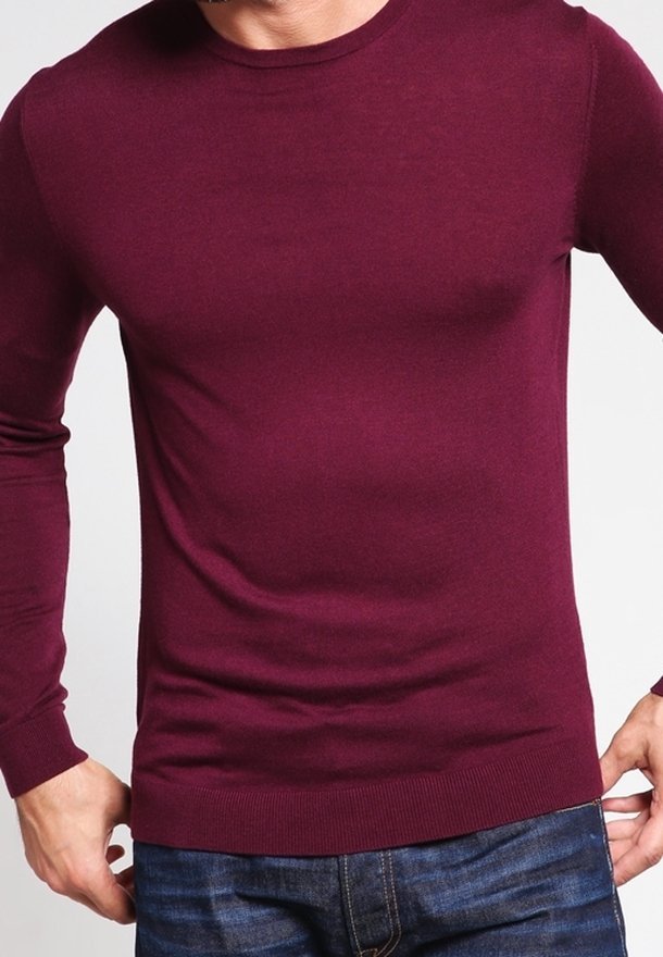 United Colors of Benetton trui - bordeauxrood