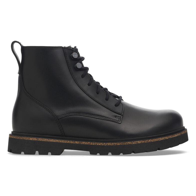 Highwood Lace Mid Women Pelle naturale - Black Black