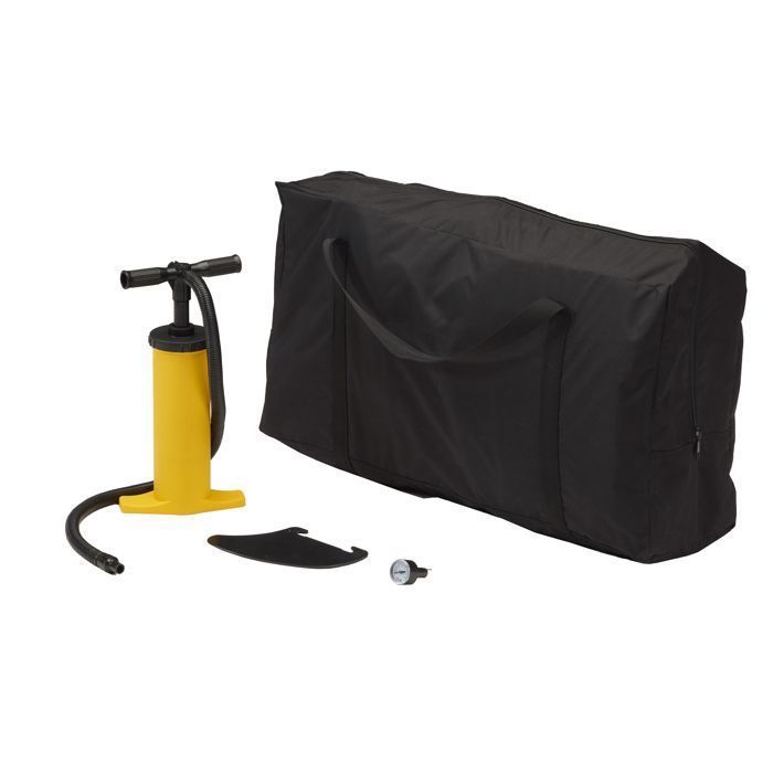 KANGUI Canoa Kayak Gonfiabile Blu 1-2 Persone + Pagaia + Borsa per il trasporto + Pompa a doppia azione + Kit di riparazione