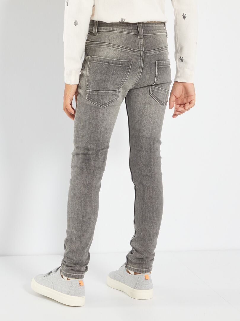 Skinny jeans - denimgrijs