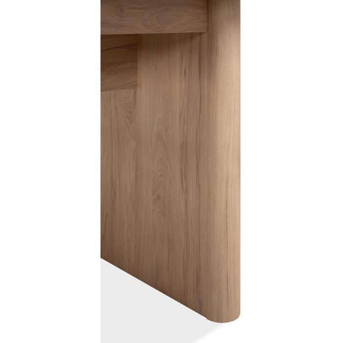 Table extensible - SAI - Rectangulaire - 10 personnes - 160/200 x 75 x 90 cm - Jackson Hickory