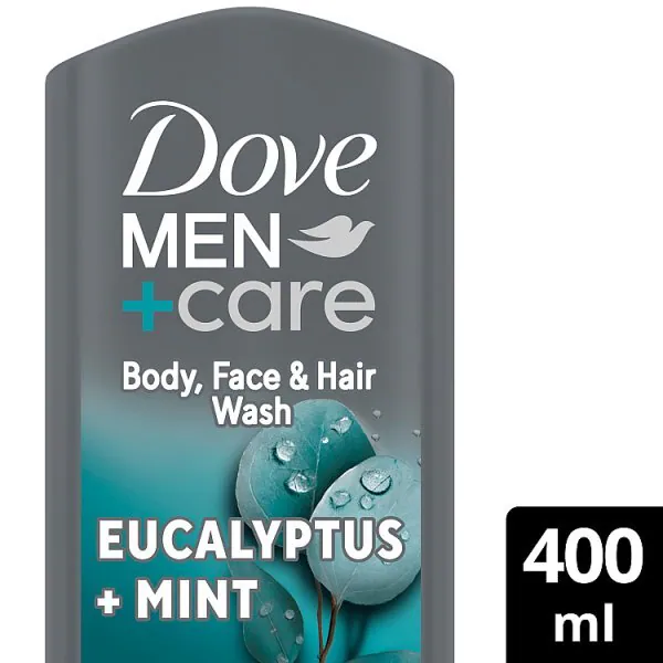 Dove Men+ Care sprchový gel s eukalyptem a mátou 400 ml | Pánské | Superdrug