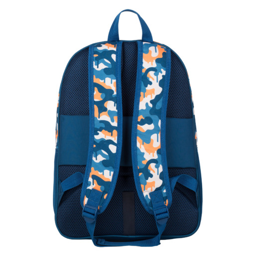 Fortnite-Rucksack mit Tarnmuster, zwei Fächern und Autobefestigung