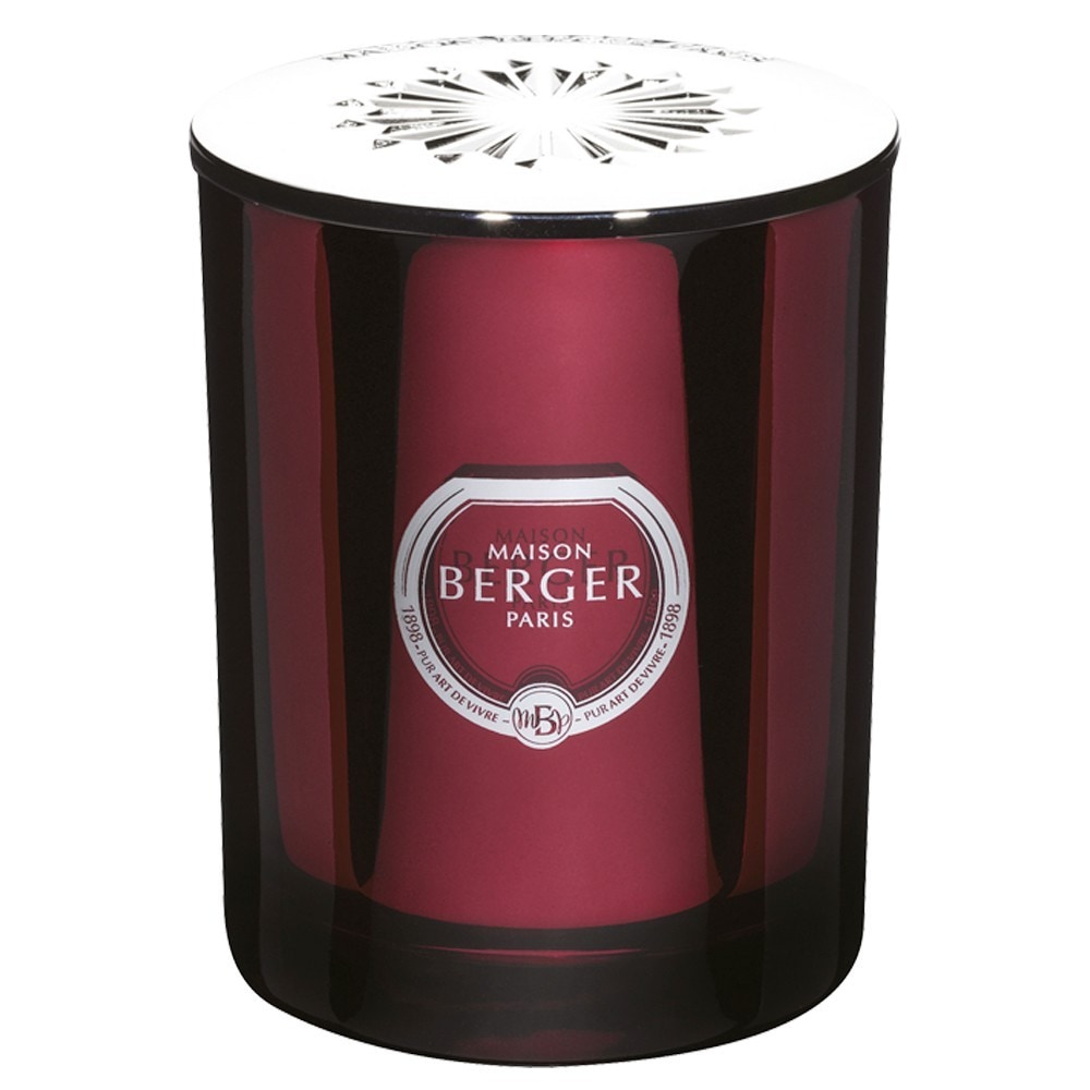Maison Berger BOUGIE PRISME GRENAT /TERRE SAUVAGE