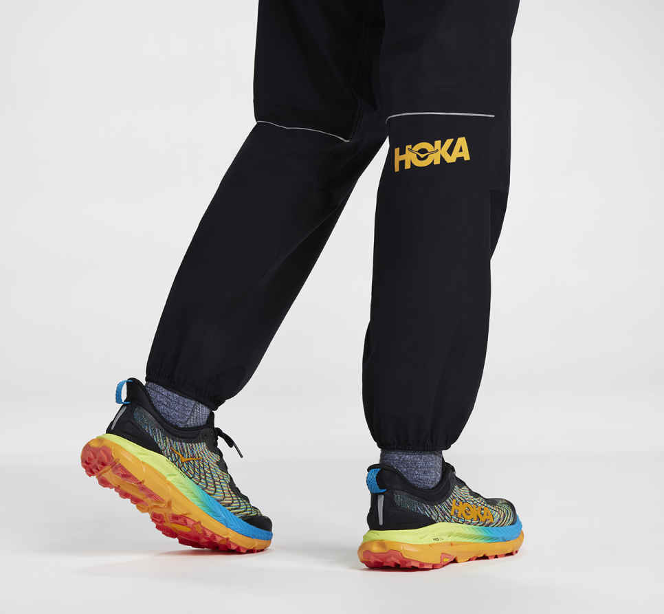 HOKA Ultrakönnyű, vízálló nadrág, fekete