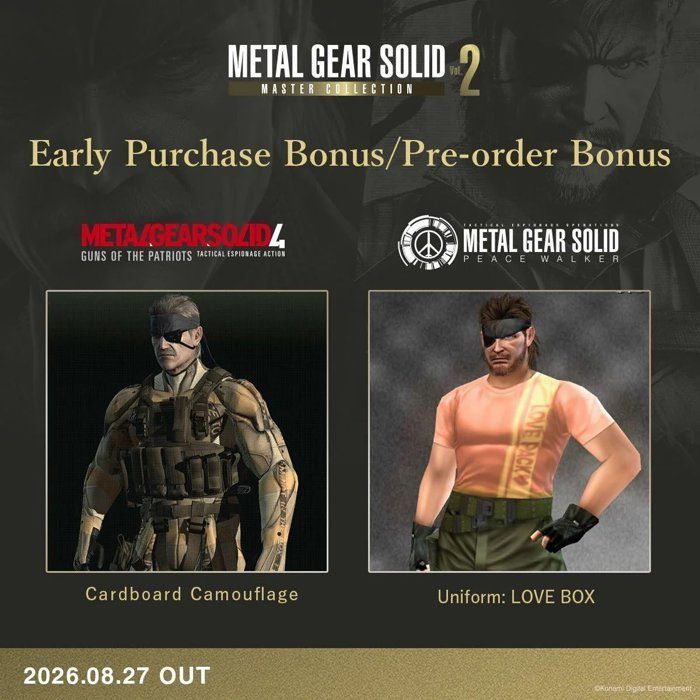 Metal Gear Solid Master Collection Vol. 2 - Day One Edition - Xbox Series