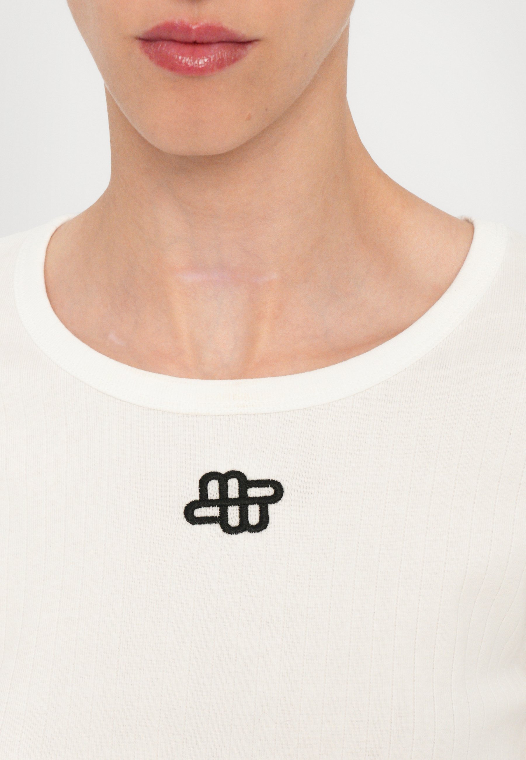 MUNTHE POTE - Maglia a maniche lunghe - bianca