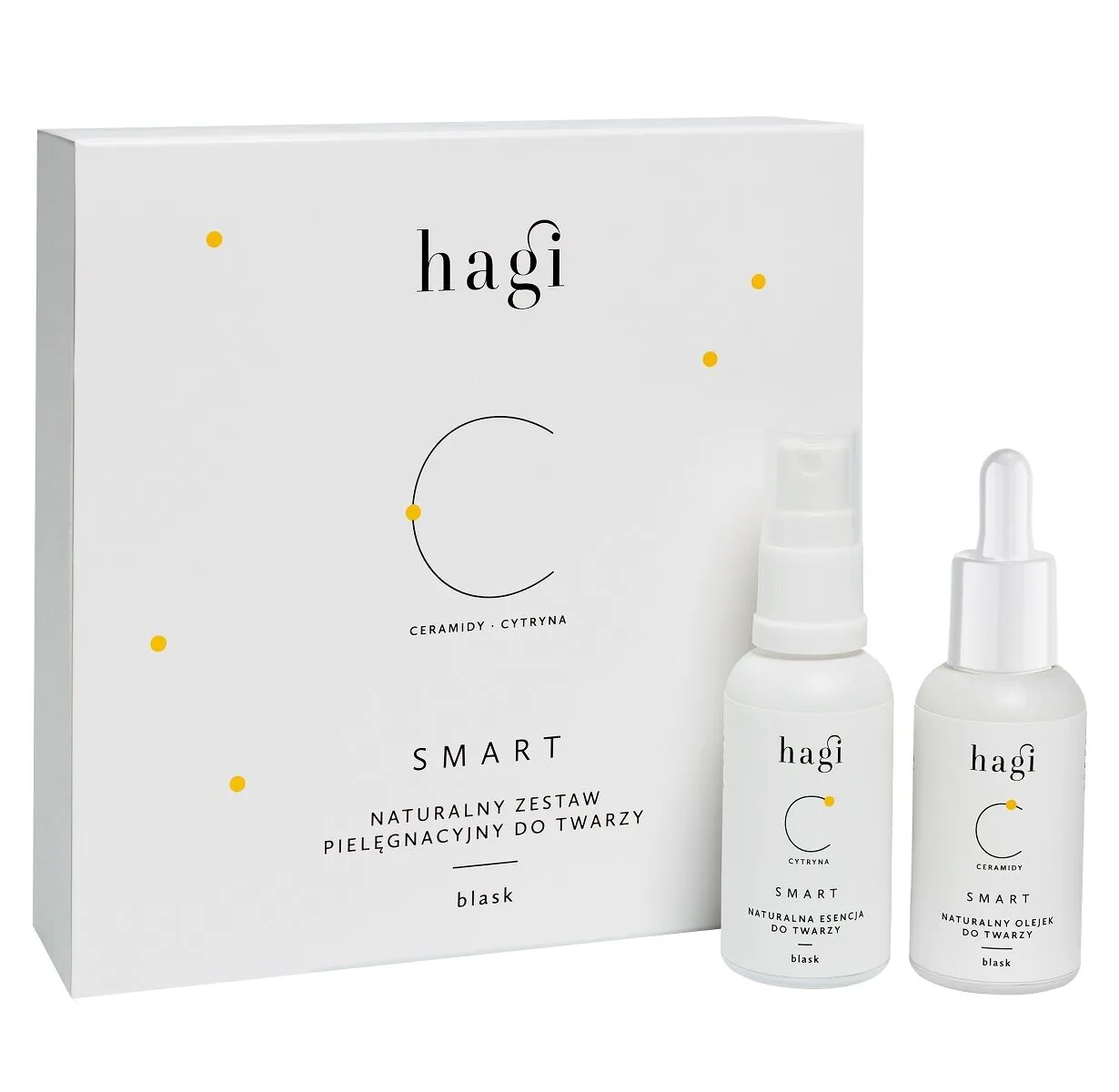 Hagi Smart C Naturalny Zestaw Pielęgnacyjny do twarzy Blask 2X30Ml