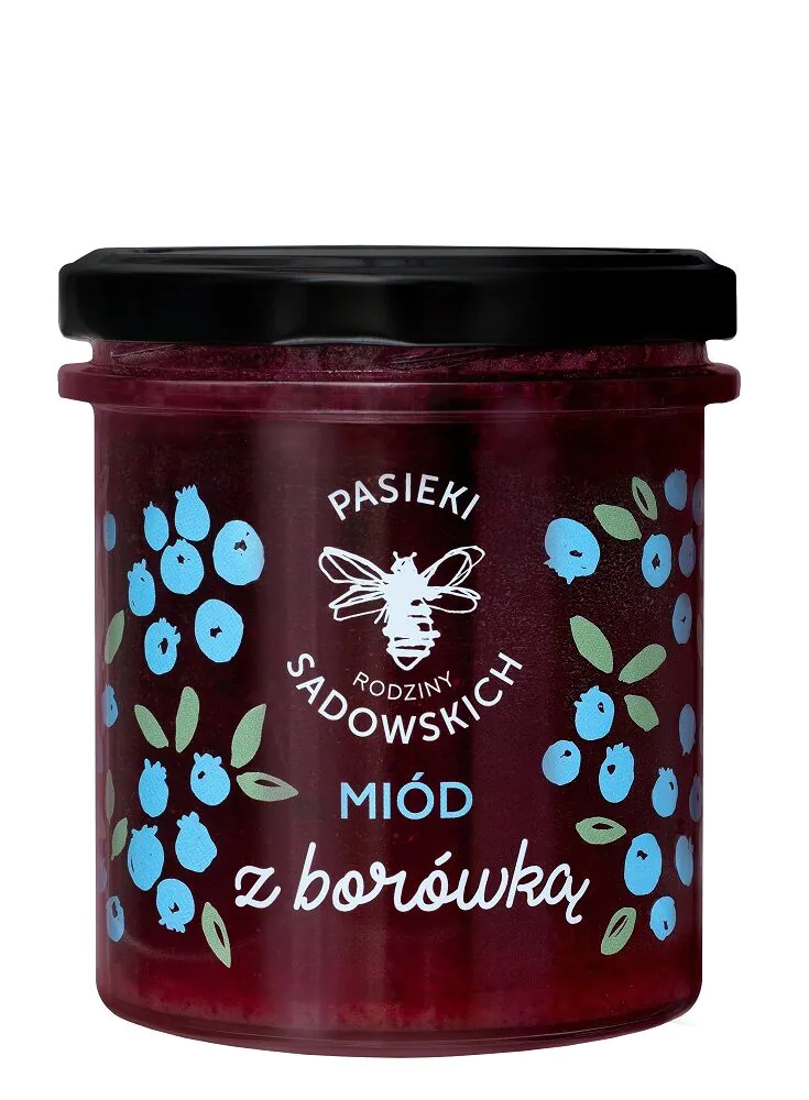 Pasieki Rodziny Sadowskich Miód z Borówką