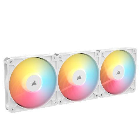 CORSAIR - RS120-R ARGB White - Case Fan - 120 mm ARGB Fan - Triple Pack