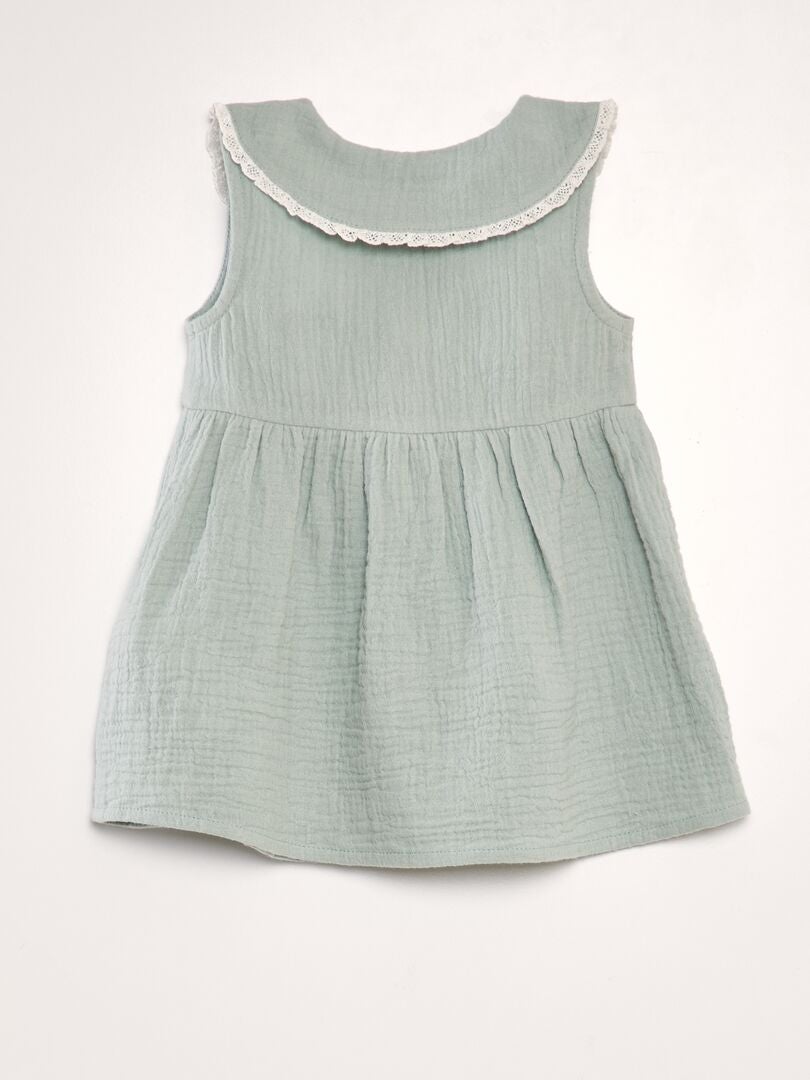 Conjunto de vestido e calcinha - 2 peças - VERDE