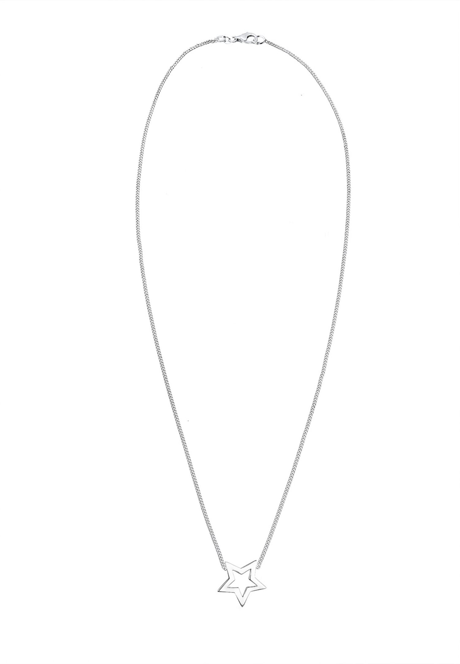 Elli Femme Pendentif Étoile Astro - (925/1000) Argent