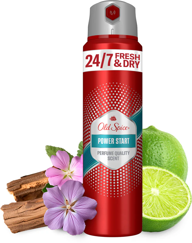 Spray antitranspirante Old Spice Power Start para homens