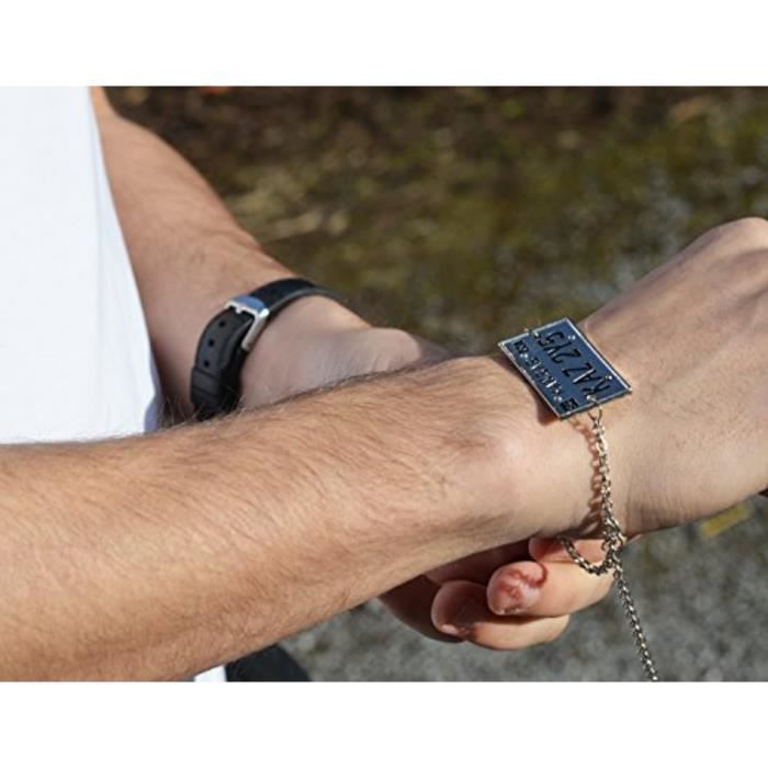 Supernatural damesarmband - Sam Dean Winchester Metallicar Kansas kentekenplaat - Gegraveerd zilver