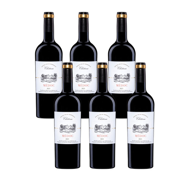 Château Médoc AC, 6 Flaschen à 0,75 l